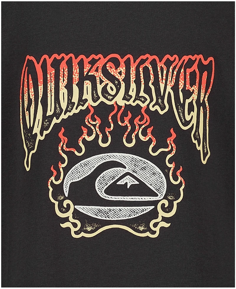 Quiksilver Boys' 8-20 Temple Flames Crewneck Tank Top