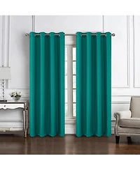 Rt Designers Collection Polyester 140 Gsm Sedona Jacquard Grommet Curtain Panel