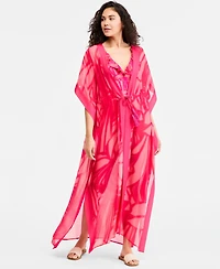 Dkny Women's Tie-Front Cover-Up Kaftan