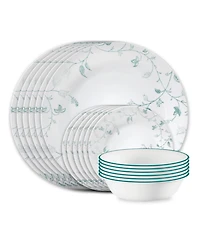 Corelle Vitrelle Chambord 18-Pc. Dinnerware Set, Service for 6