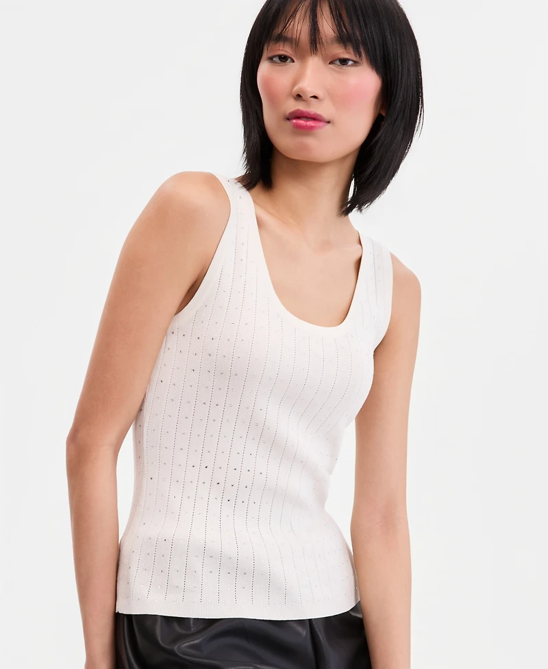 I.n.c. International Concepts Women's Embellished Sweater Tank, Macy's Exclusive