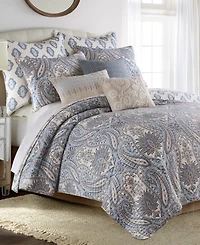 Levtex Kasey Damask Reversible -Pc. Quilt Set