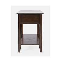 Modern Espresso Chairside End Table