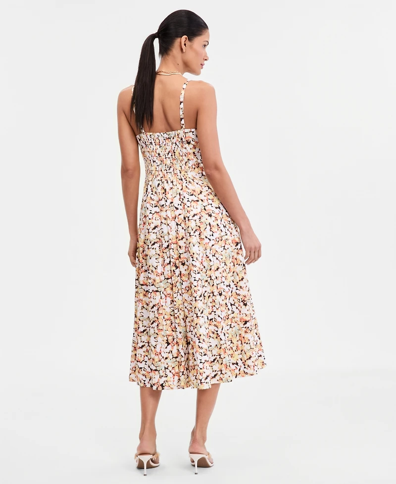 I.n.c. International Concepts Women's Sleeveless Seamed Midi Dress, Macy's Exclusive
