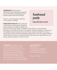 M3 Naturals Forehead Wrinkle Patches | Multi-use Silicone Wrinkle Patches for Face Overnight | Facial Patches for Forehead Lines & Smoother Skin