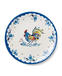 Certified International French Rooster Dinner Plates, Set of 4