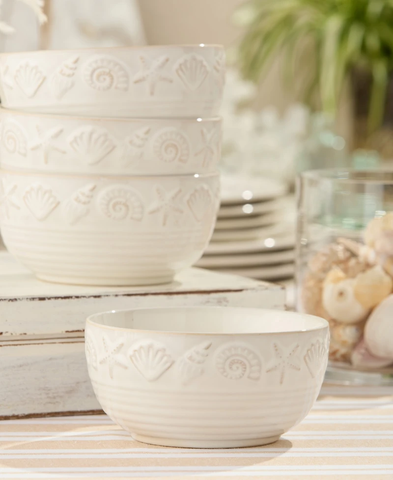 Certified International Coastline Cereal Bowls, Set of 4