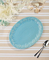 Certified International Coastline Oval Platter