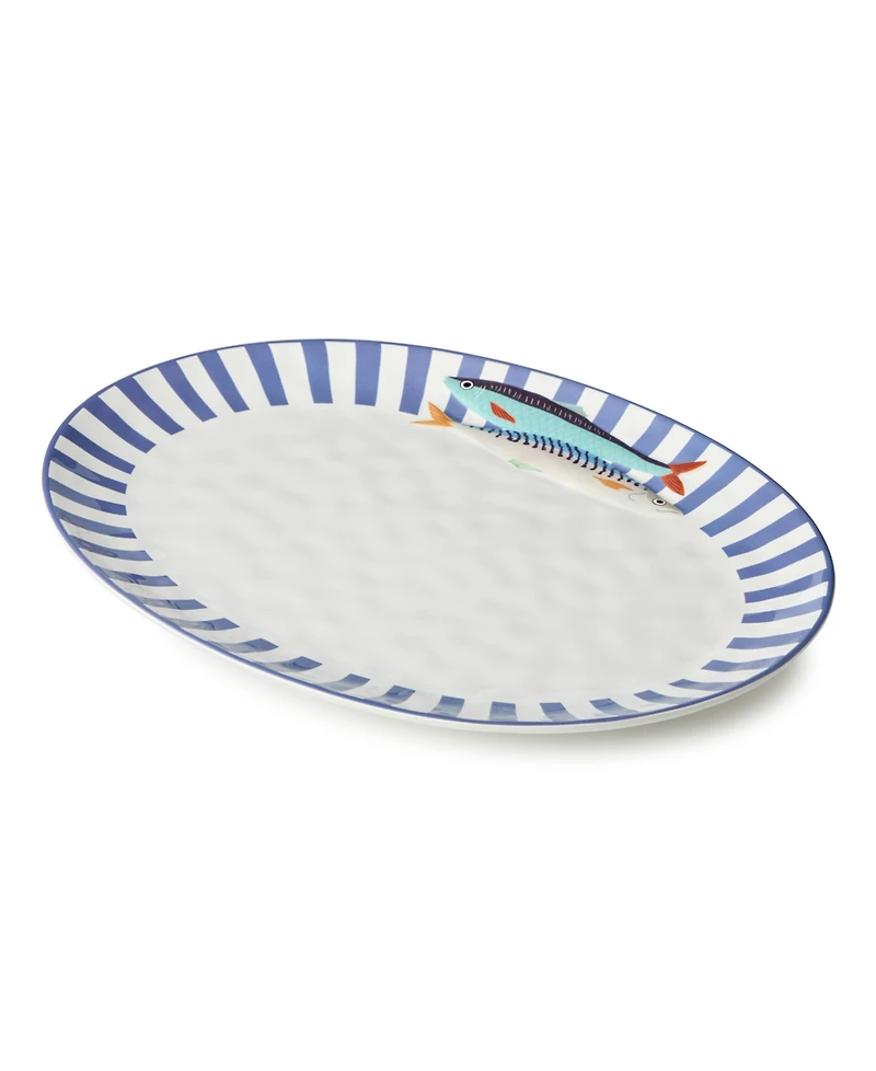 Certified International Something Fishy Oval Platter