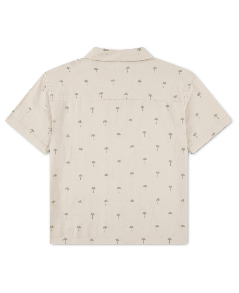 abercrombie kids Boys' Short-Sleeve Camp Shirt