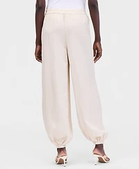 I.n.c. International Concepts Women's Linen-Blend Pull-On Bubble Pants, Macy's Exclusive