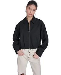 Levi's Women's Bubble Hem Collared Bomber Jacket