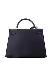 Pre-Owned HERMES Kelly 32 Handbag Epsom with Gold Hardware