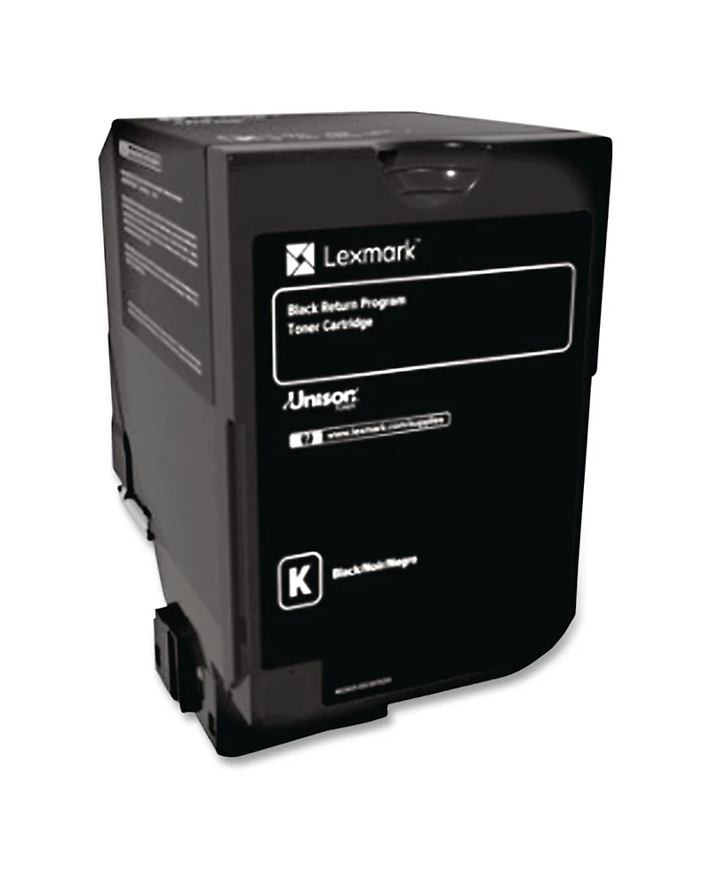 Lexmark 74C00KG 3,000 Page-Yield Return Program Toner - Black