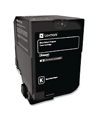 Lexmark 74C00KG 3,000 Page-Yield Return Program Toner - Black