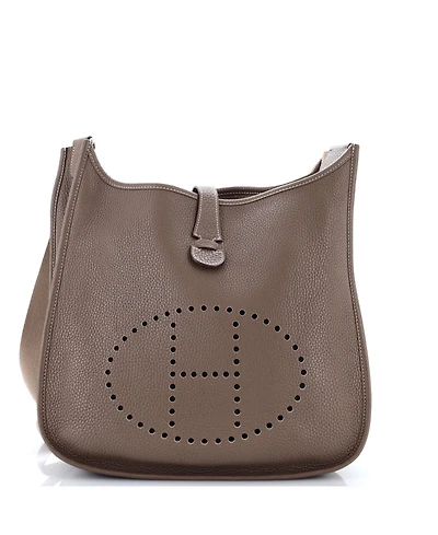 Pre-Owned Hermes Pm Evelyne Bag Gen Iii Clemence