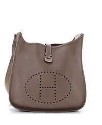 Pre-Owned Hermes Pm Evelyne Bag Gen Iii Clemence