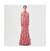 Bariano Women's Salome High Neck Gown