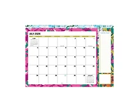 Tf Publishing Paper Goods July 2026 - June 2027 Maximal Mirage Medium Desk Pad Monthly Blotter Calendar