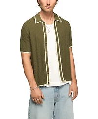 Lucky Brand Men's Spread Collar Shirt