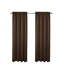Rt Designers Collection 100 Polyester Twilight Blackout Rod Pocket Curtain Panel 54 X22 X X22