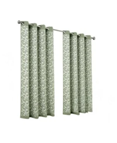 Rt Designers Collection 100 Polyester 190 Gsm Marina Revisible Blackout Grommet Curtain Panel 54 X22 X X22