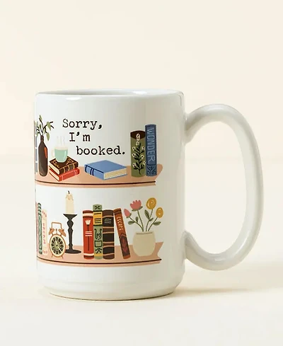 Uncommon Goods Literature Every Day Interactive Qr Mug, 15 Oz.