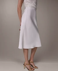 Donna Karan New York Women's Bias Midi Skirt