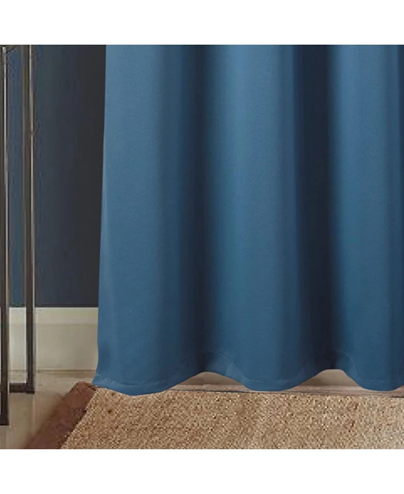 Rt Designers Collection 100% Polyester Twilight Blackout Rod Pocket Curtain Panel 54" x 84"