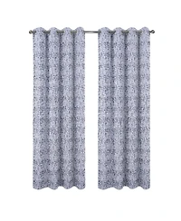 Rt Designers Collection 100% Polyester 140 Gsm Luca Jacquard Grommet Curtain Panel 54" x 84