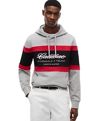 Tommy Hilfiger Men's Color-Block Stripe Logo Hoodie