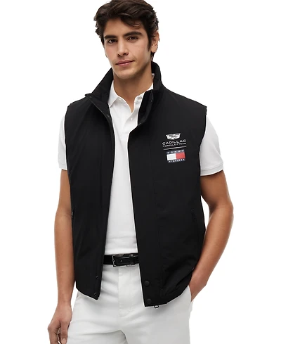 Tommy Hilfiger Men's Logo Details Zipper Vest