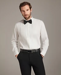 Alfani Men's Slim Fit Pleated Dress Shirt, Macy's Exclusive