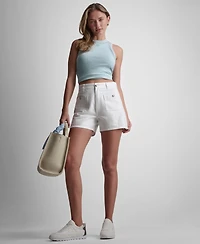 Dkny Jeans Women's High-Rise A-Line Shorts