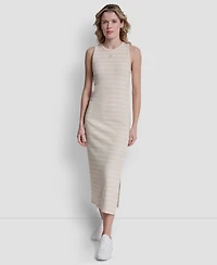 Dkny Jeans Women's Side-Slit Tank Midi Dress