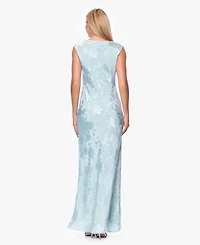 Betsy & Adam Women's Floral Maxi Dress