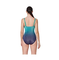 Profile by Gottex Women's Dream Ombre Square Neck One Piece