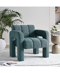 Simplie Fun 31.10" Wide Boucle Upholstered Accent Chair