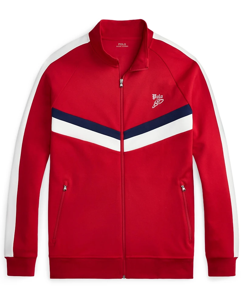 Polo Ralph Lauren Men's Big & Tall Double-Knit Track Jacket