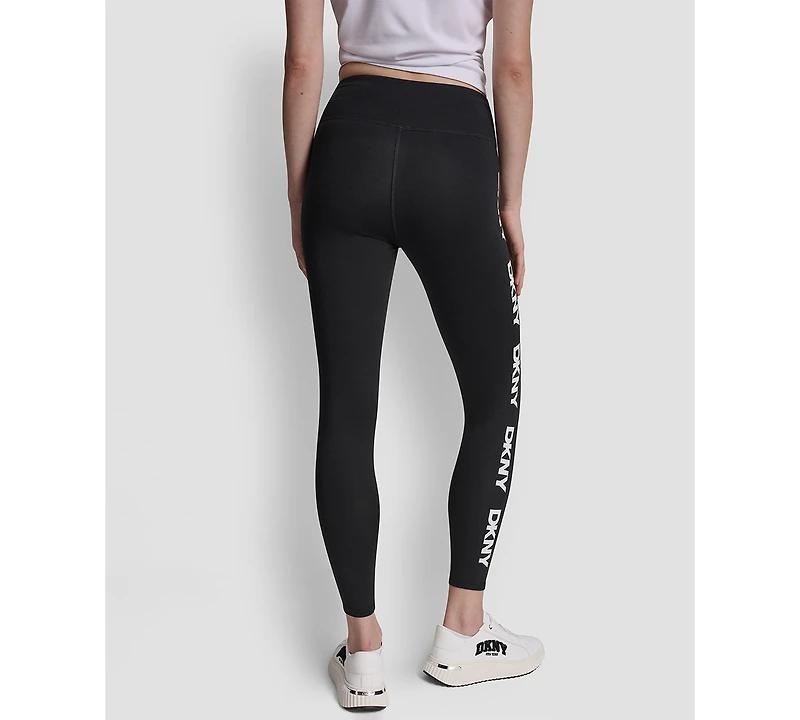 Dkny Sport Women's High-Waist Repeat Logo Leggings