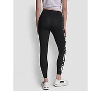 Dkny Sport Women's High-Waist Repeat Logo Leggings