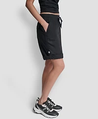 Dkny Sport Women's High-Rise Convertible Bermuda Shorts