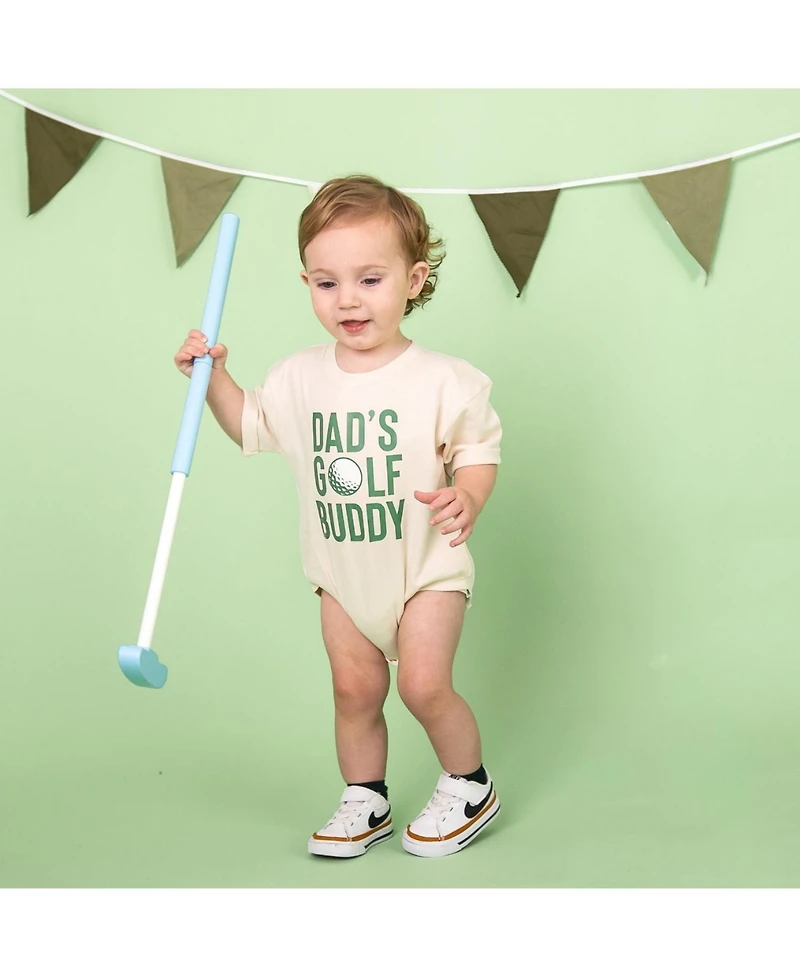Sweet Wink Baby Boys Dad's Golf Buddy Short Sleeve Romper