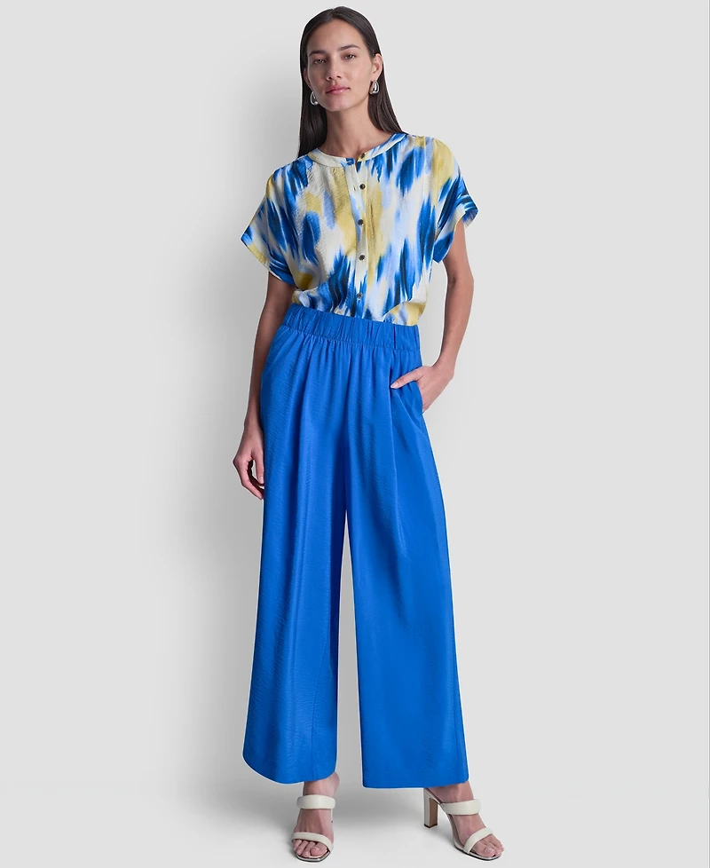 Dkny Women's High-Rise Pull-On Ankle Pants