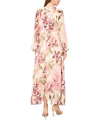 Msk Women's V-Neck Maxi Dress