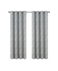 Rt Designers Collection 100 Polyester 140 Gsm Reed Embroidered Grommet Curtain Panel