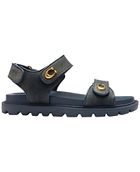 Coach Women's Brynn Round Toe Flat Sandals