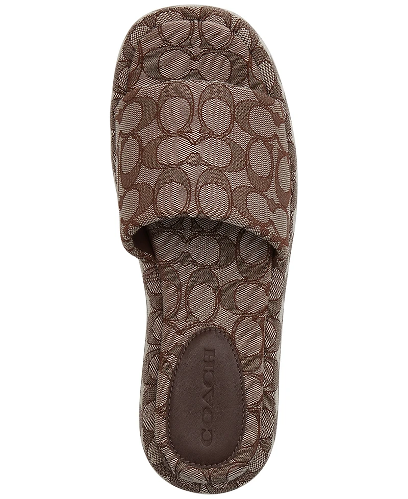 Coach Women's Sculpted C Platform Slide Sandals