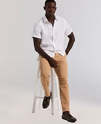 Perry Ellis Men's Solid Linen Shirt