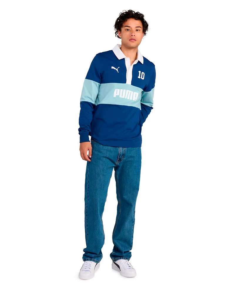 Puma Men's Sport Rugby Polo Collared Shirt